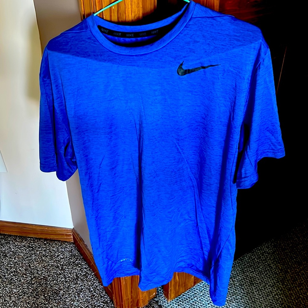 Nike size medium blue dry-fit tshirt